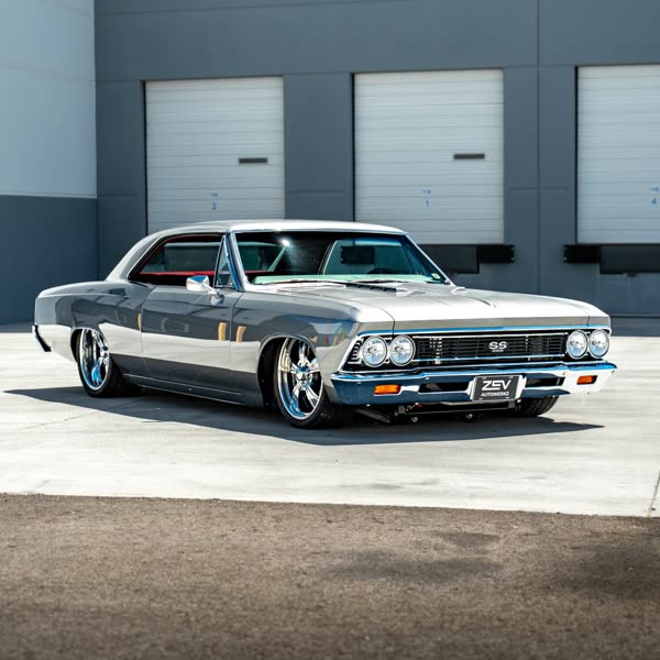 1966 Chevelle on air ride with custom paint