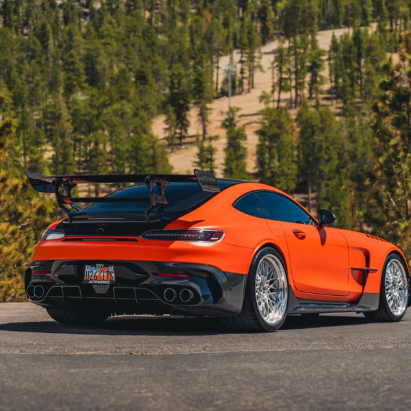 Black Series on a drive through Mt. Charleston
